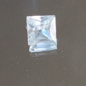 White zircon loose gemstone